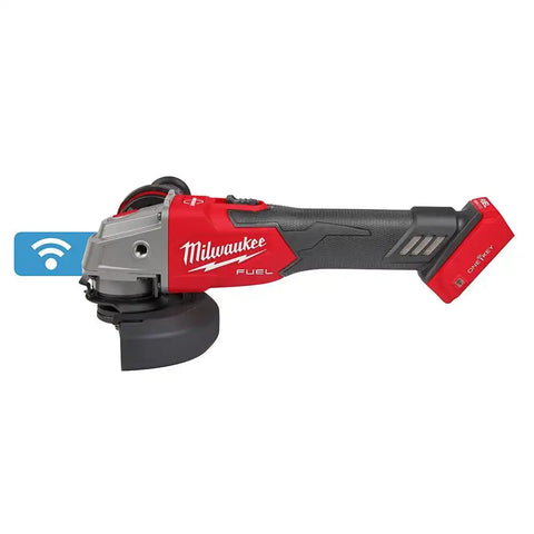 Milwaukee 2883-20 M18 FUEL™ 4-1/2" / 5" Braking Grinder w/ ONE-KEY™  Slide Switch, Lock-On