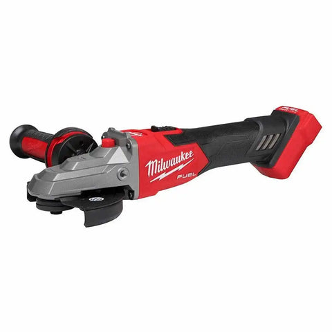 Milwaukee 2887-20 M18 FUEL™ 5" Flathead Braking Grinder, Slide Switch Lock-On
