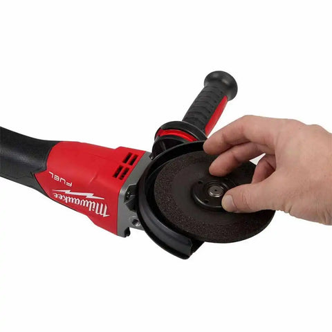 Milwaukee 2887-20 M18 FUEL™ 5" Flathead Braking Grinder, Slide Switch Lock-On