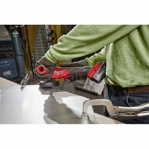 Milwaukee 2888-20 M18 FUEL™ 4-1/2" / 5" Variable Speed Braking Grinder, Paddle Switch No-Lock