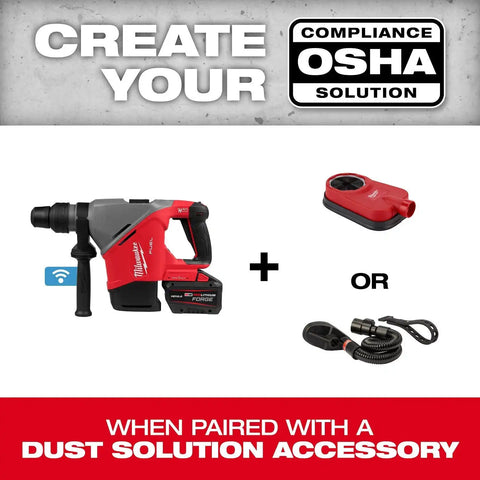 Milwaukee 2917-22HD M18 FUEL 1-9/16" SDS Max Rotary Hammer Kit with ONE KEY (2 Batteries, Charger)