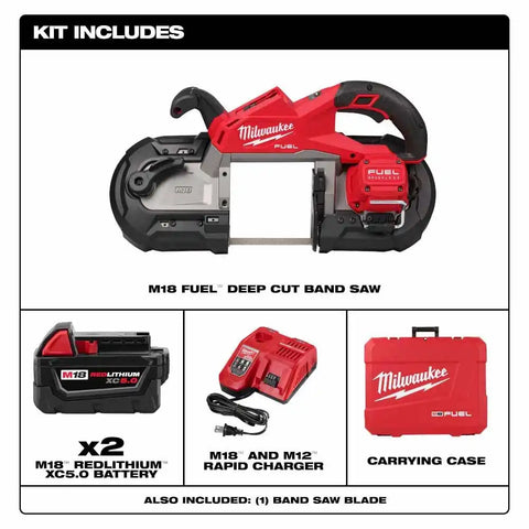 Milwaukee 2929-22 M18 FUEL Deep Cut Band Saw Kit