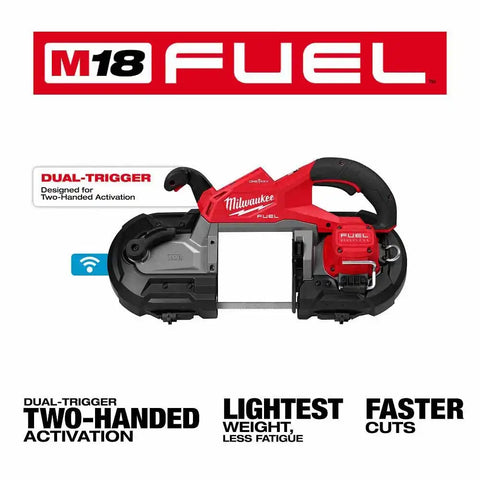 Milwaukee 2929S-20 M18 FUEL Deep Cut Dual Trigger Band Saw w/ ONE-KEY