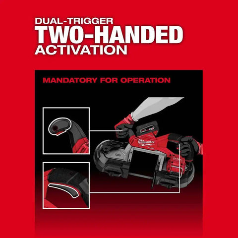 Milwaukee 2929S-22 M18 FUEL Dual Trigger Deep Cut Band Saw Kit