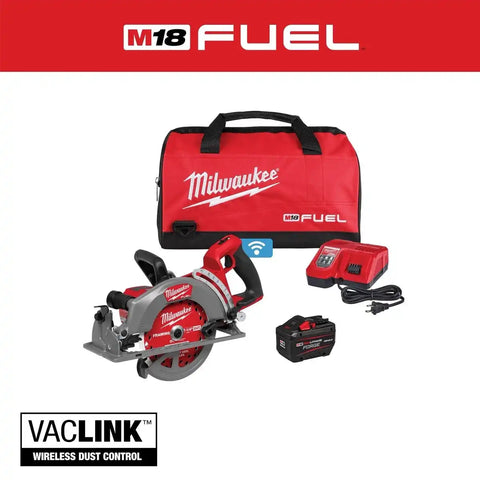 Milwaukee 2931-21HD M18 FUEL 7-1/4" Rear Handle Circular Saw Kit with ONE-KEY (12.0Ah Battery)