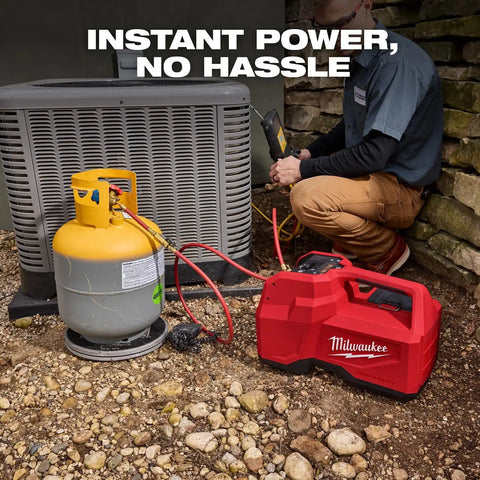 Milwaukee 2938-21 M18 Brushless Refrigerant Recovery Machine Kit with 12.0Ah Battery and Rapid Charger (2 Mesh Filter Screens)