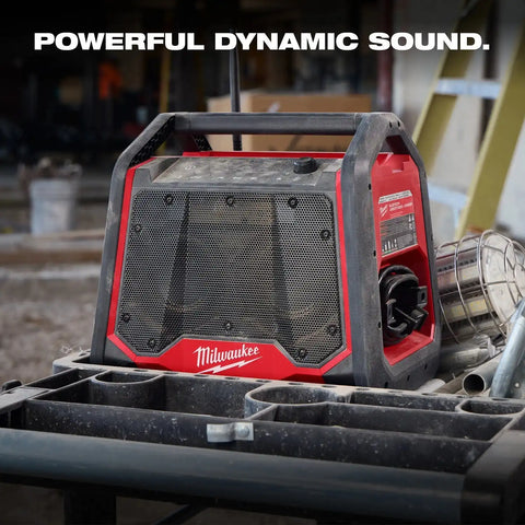Milwaukee 2956-20 M18 Bluetooth Jobsite Radio and Charger with AUDIO-LINK and USB-C