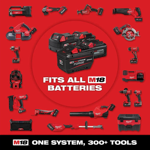 Milwaukee 2956-20 M18 Bluetooth Jobsite Radio and Charger with AUDIO-LINK and USB-C