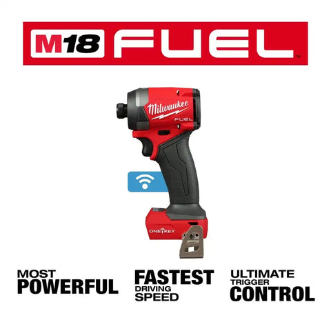 Milwaukee 2957-20 M18 FUEL 1/4" Hex Impact Driver w/ ONE-KEY