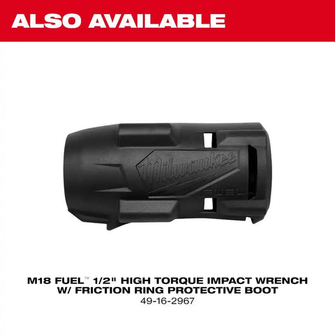 Milwaukee 2967-21F M18 FUEL 1/2" High Torque Impact Wrench w/ Friction Ring REDLITHIUM FORGE Kit