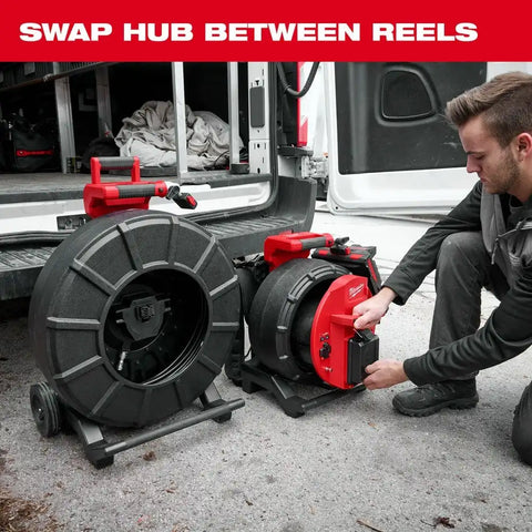 Milwaukee 2972-20 M18 100' Flexible Pipeline Inspection Reel
