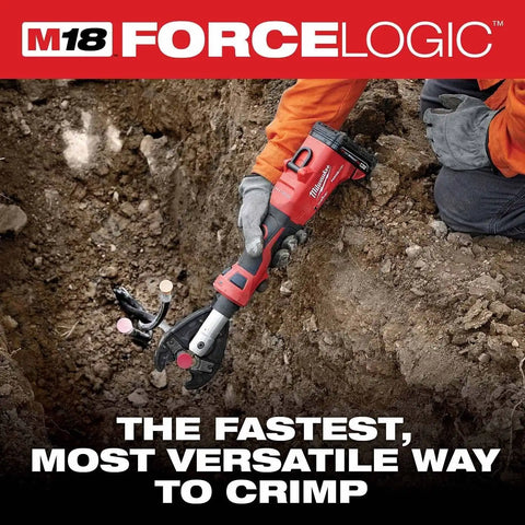 Milwaukee 2978-20BG M18 FORCE LOGIC 6T Linear Utility Crimper w/ BG-D3 Jaw