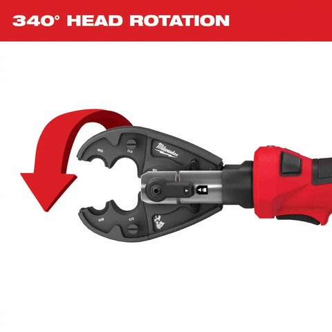 Milwaukee 2978-20O M18 FORCE LOGIC 6T Linear Utility Crimper w/ O-D3 Jaw