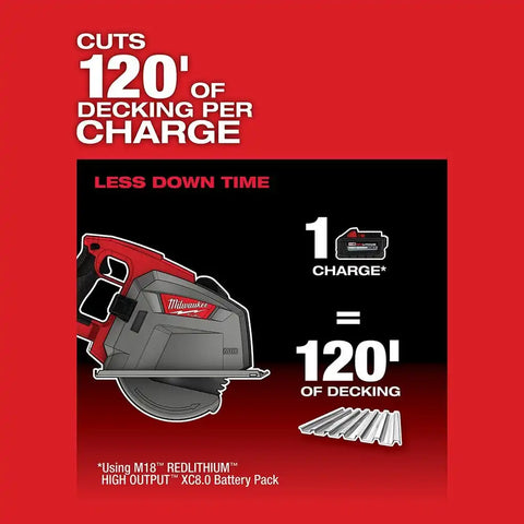 Milwaukee 2982-20 M18 FUEL 8" Metal Cutting Circular Saw (Tool Only)
