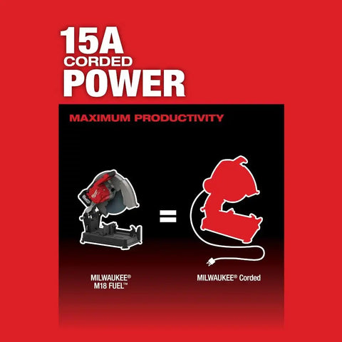 Milwaukee 2990-21HD M18 FUEL™ 14" Abrasive Chop Saw