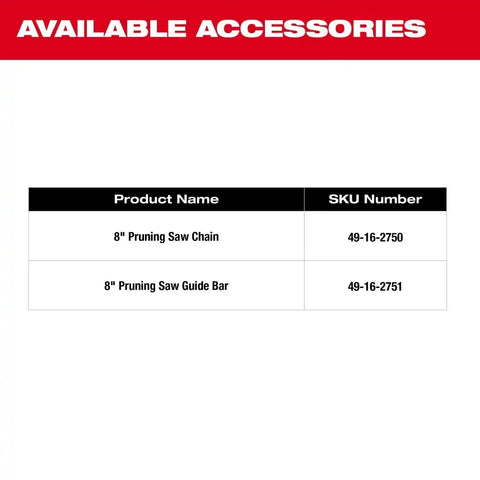 Milwaukee 3004-20 M18 Fuel Hatchet 8" Pruning Saw