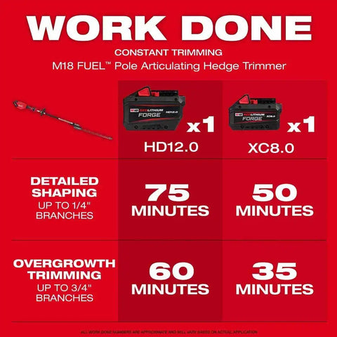 Milwaukee 3012-20 M18 FUEL Pole Articulating Hedge Trimmer