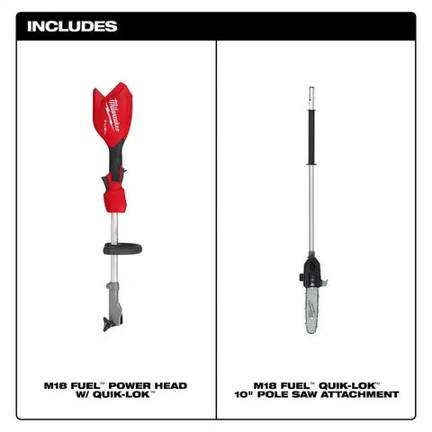 Milwaukee 3016-20PS M18 FUEL Pole Saw w/ QUIK-LOK