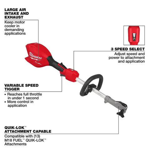 Milwaukee 3016-20 M18 FUEL Power Head w/ QUIK-LOK