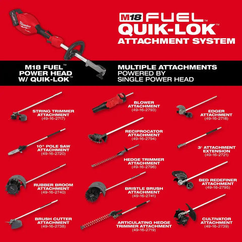 Milwaukee 3016-21PS M18 FUEL Pole Saw w/ QUIK-LOK Kit