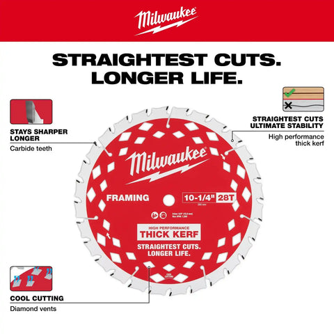 Milwaukee 3026-20 M18 FUEL 10-1/4" Rear Handle Circular Saw