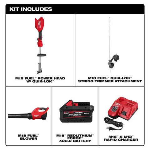 Milwaukee 3031-21 M18 FUEL String Trimmer/Blower Combo Kit