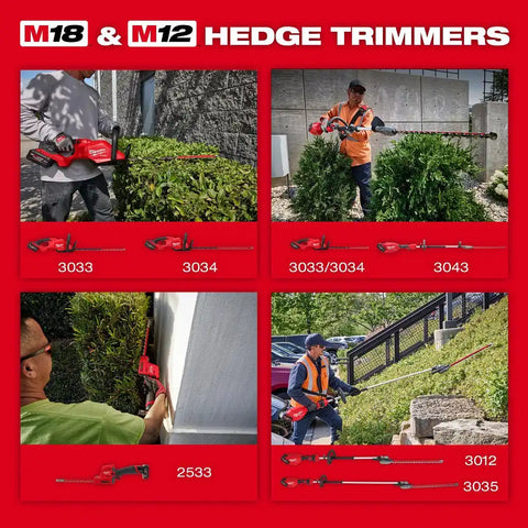 Milwaukee 3043-20 M18 FUEL Short Pole Hedge Trimmer