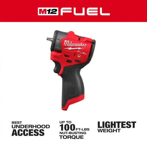 Milwaukee 3048-20 M12 FUEL 1/4" Subcompact Impact Wrench with Friction Ring