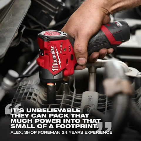 Milwaukee 3049-22 M12 FUEL 3/8" Subcompact Impact Wrench Kit with Friction Ring