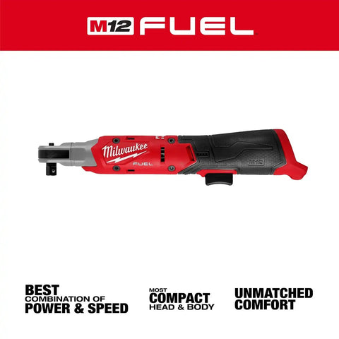 Milwaukee 3053-20 M12 FUEL 3/8 Inch Cordless Ratchet Bare Tool (No Battery or Charger)