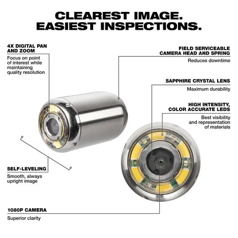 Milwaukee 3318-22B M12 85’ High Flex Compact Inspection Camera Kit