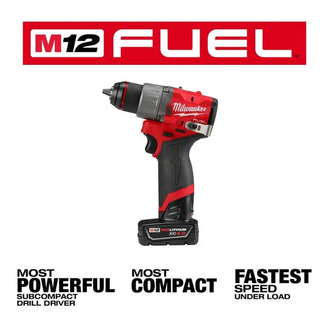 Milwaukee 3403-22 M12 FUEL 1/2" Drill/Driver Kit