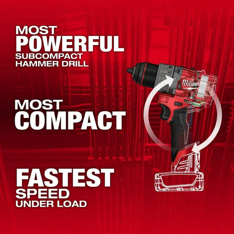 Milwaukee 3404-20 M12 FUEL 1/2" Hammer Drill/Driver