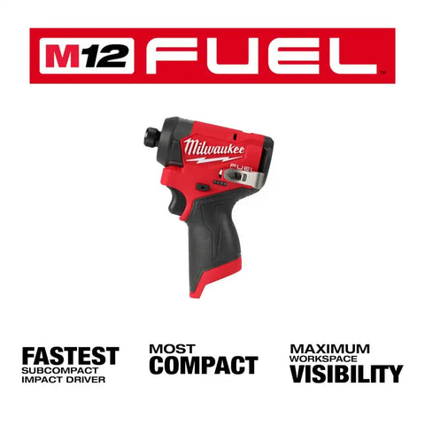 Milwaukee 3453-21 M12 FUEL Impact Driver 1 Battery Kit
