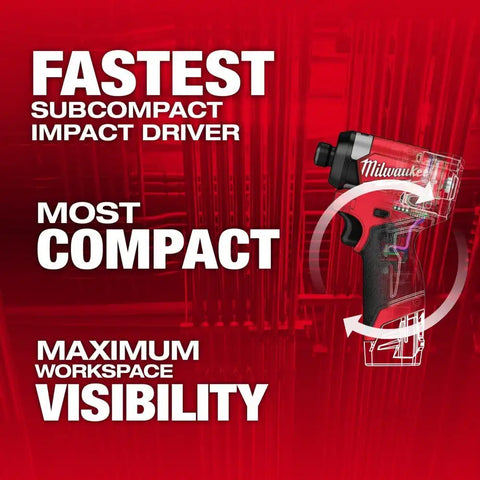 Milwaukee 3453-21 M12 FUEL Impact Driver 1 Battery Kit