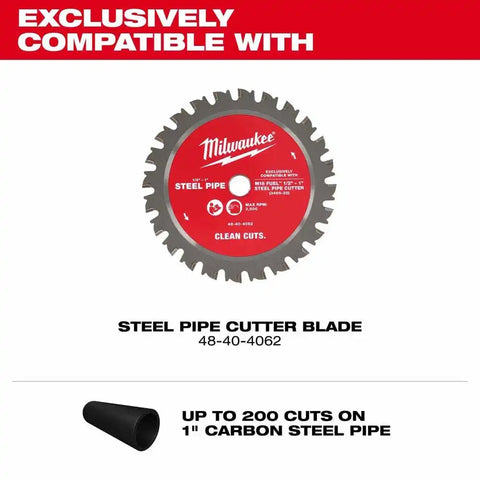 Milwaukee 3469-20 M18 FUEL ½”-1” Steel Pipe Cutter