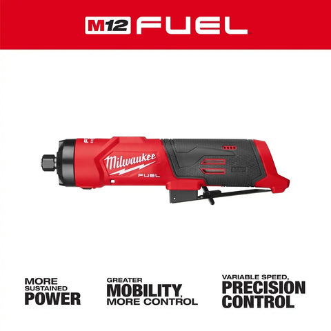 Milwaukee 3486-20 M12 Fuel 1/4" Cordless Brushless Straight Die Grinder Bare Tool