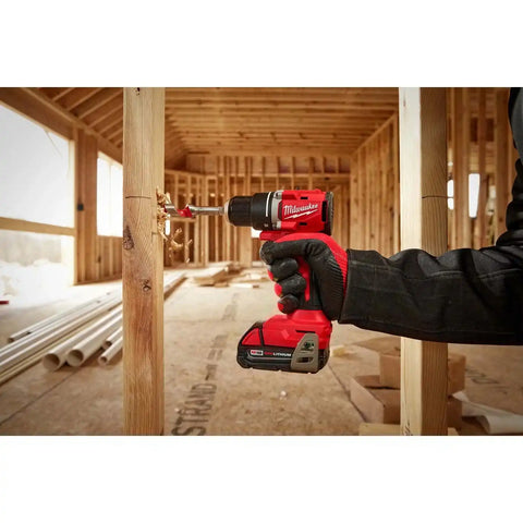 Milwaukee 3601-21CT M18 18V Compact Brushless 1/2" Drill Driver Kit 5.7" Length (Kit)