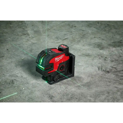Milwaukee 3624-21 M12 Green Cross Line & 4-Points Laser Kit