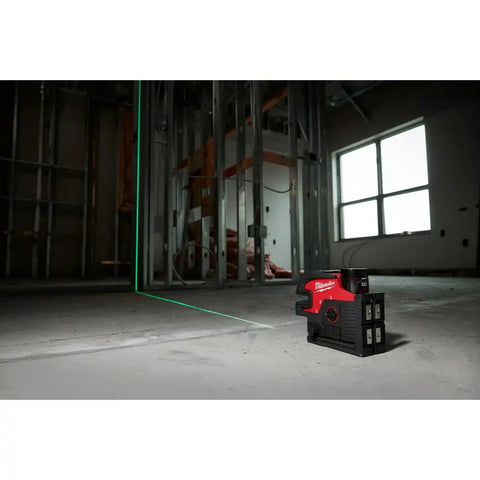 Milwaukee 3624-21 M12 Green Cross Line & 4-Points Laser Kit