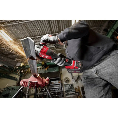 Milwaukee 3670-20 M18 FUEL 4-1/2"-6" Braking Grinder, Paddle Switch