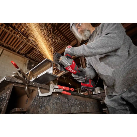 Milwaukee 3671-20 M18 FUEL 4-1/2"-6" Braking Grinder, Slide Switch