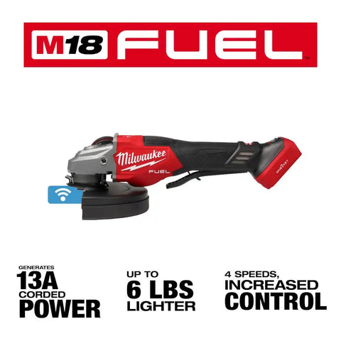 Milwaukee 3674-20 M18 FUEL 7" Variable Speed Braking Grinder