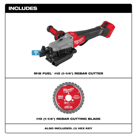 Milwaukee 3675-20 M18 FUEL #10 (1-1/4") Rebar Cutter