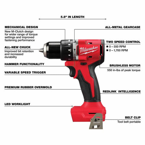 Milwaukee 3693-24CX M18 4-Tool Combo Kit