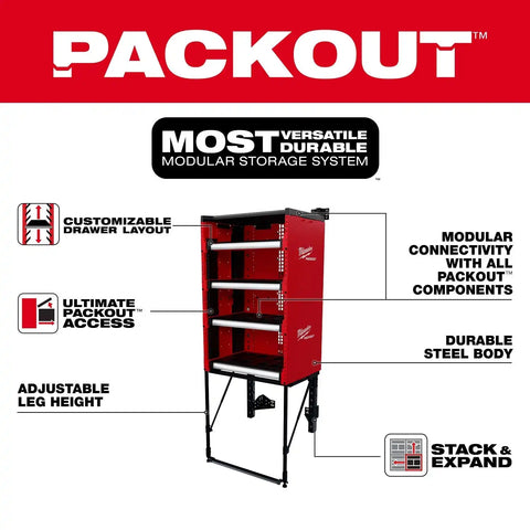 Milwaukee 48-21-8070 PACKOUT Rack Kit for Modular Storage System