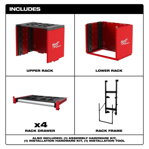 Milwaukee 48-21-8070 PACKOUT Rack Kit for Modular Storage System