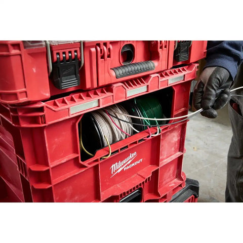 Milwaukee 48-22-8043 PACKOUT Wire Pulling XL Crate 19 x 15.88 x 15.69" with Insert