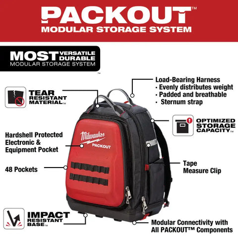 Milwaukee 48-22-8301 48-Pocket Packout Backpack