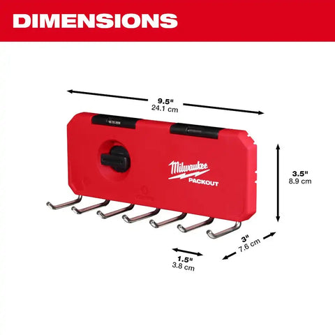 Milwaukee 48-22-8329 PACKOUT 7-Hook Rack
